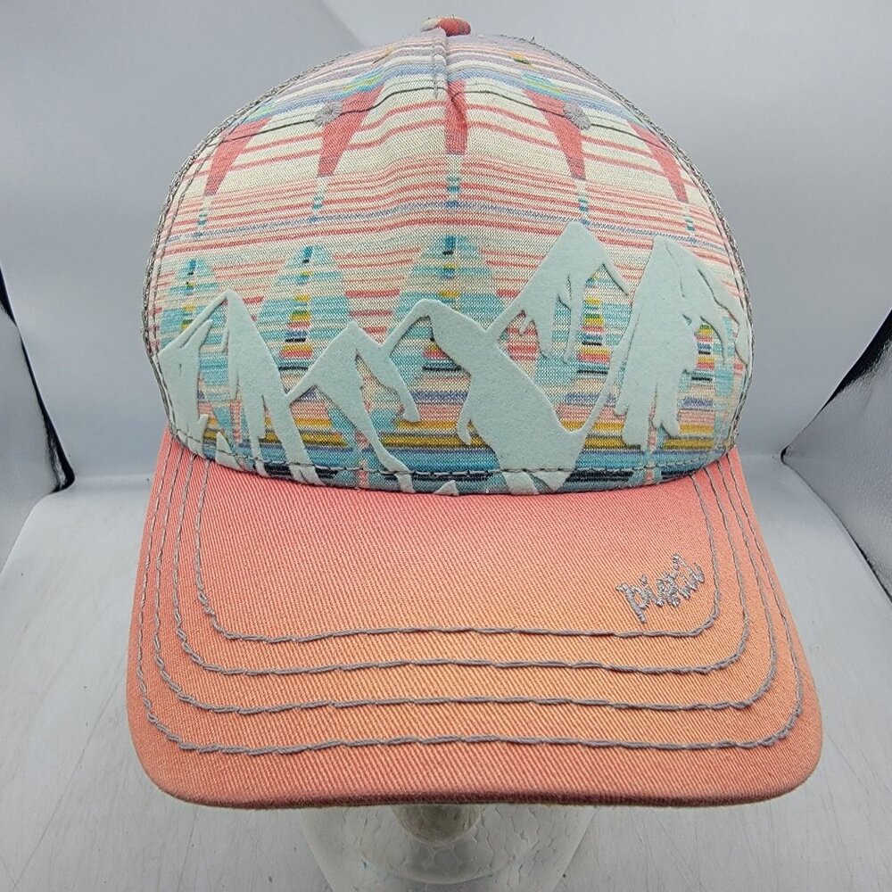 Pistil McKinley Mountains Womens Trucker Hat Adjustable Multicolor Breathable